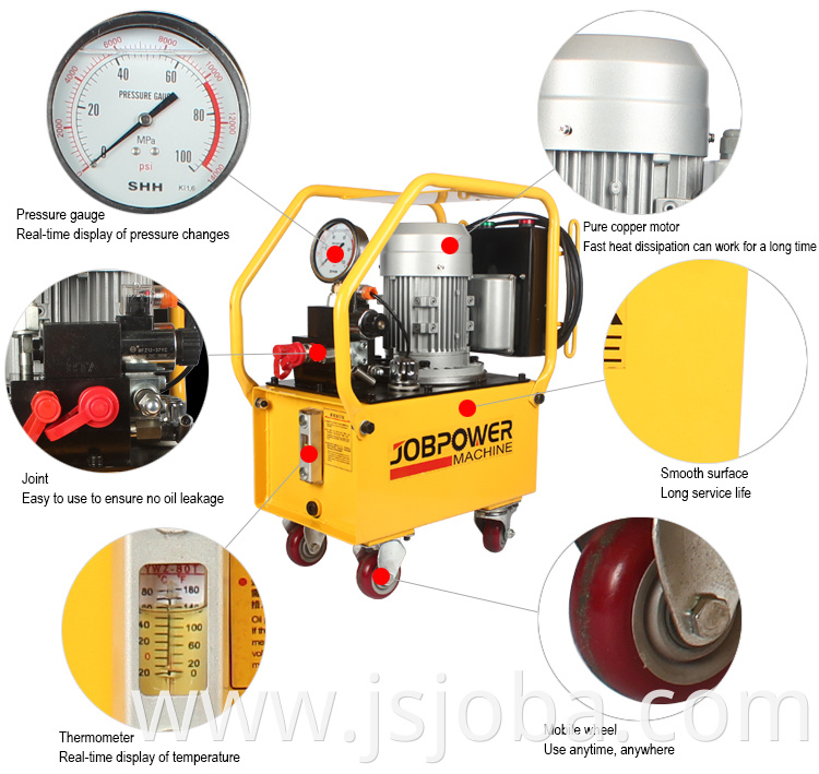 driven 10000 psi single cordless ec-700 special hydraulic electric pump for wrench